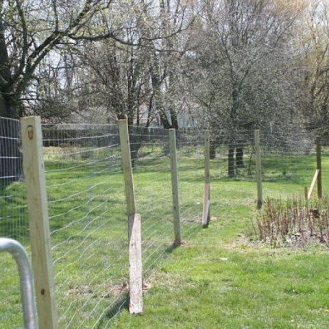 WELDED WIRE MESH FENCE