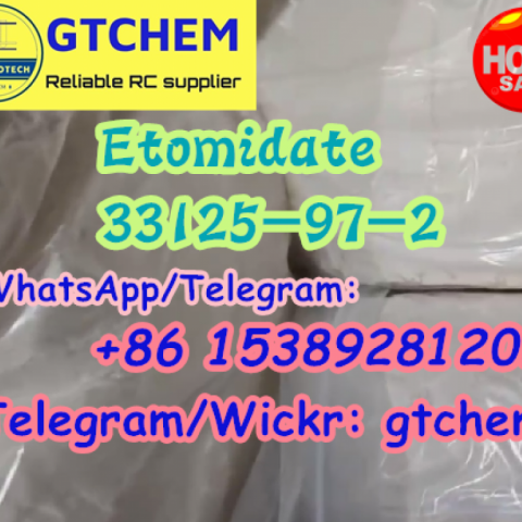 Research chemicals Etomidate powder for sale Cas 33125-97-2 strong effects supplier Telegram/Wickr: 