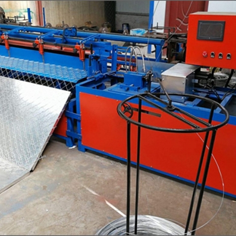 Semi-Automatic Chain Link Fence Mesh Machine