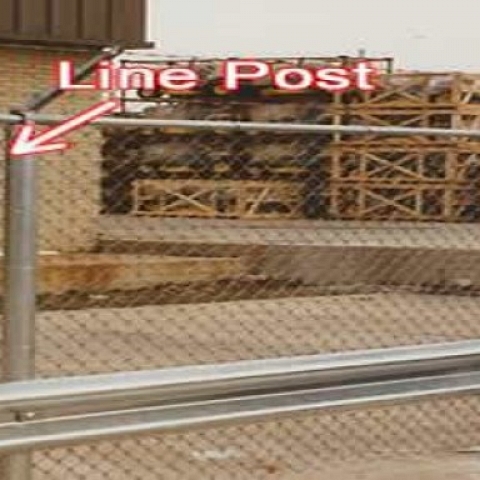 Commercial Chain Link Fence Post