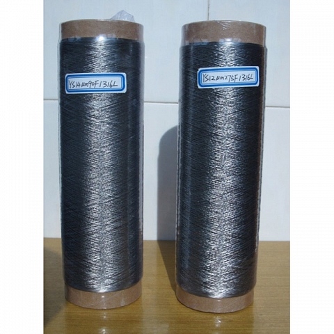 316L stainless steel filaments twist thread 2ply 3ply