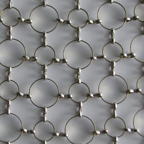 Stainless Steel Ring Mesh for Decoration