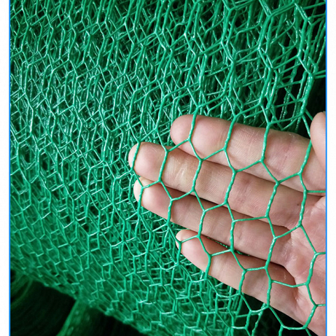 Plastic Coated Hexagonal Wire Netting