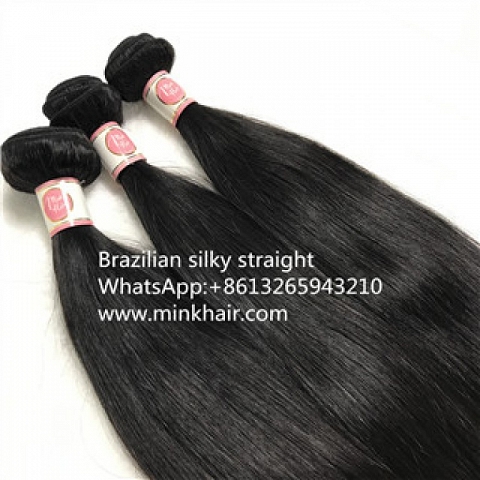 Mink 10A Grade Brazilian Hair Silky Straight Hair Bundles