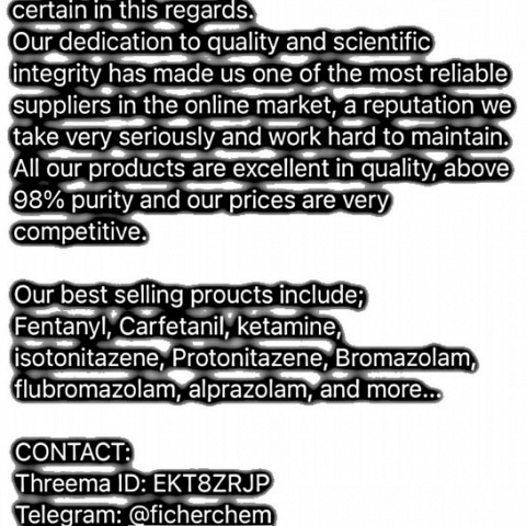 Pure Carfentanil for sale, Cas: 59708-52-0; (Threema ID: EKT8ZRJP)