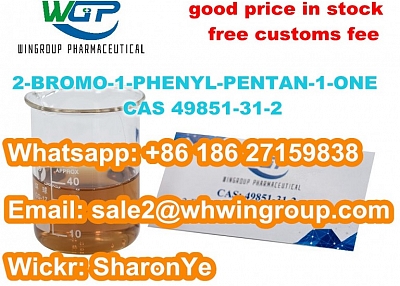 +8618627159838 Buy 2-BROMO-1-PHENYL-PENTAN-1-ONE CAS 49851-31-2 to Russia/Ukraine/USA/Australia