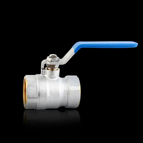  Chrome Plated Steel Handle F-F PN25 Ball Valve