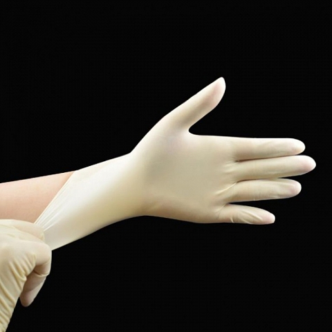 elbow length latex gloves