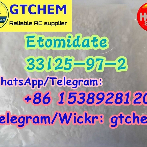 Research chemicals Etomidate powder for sale Cas 33125-97-2 strong effects supplier Telegram/Wickr: 