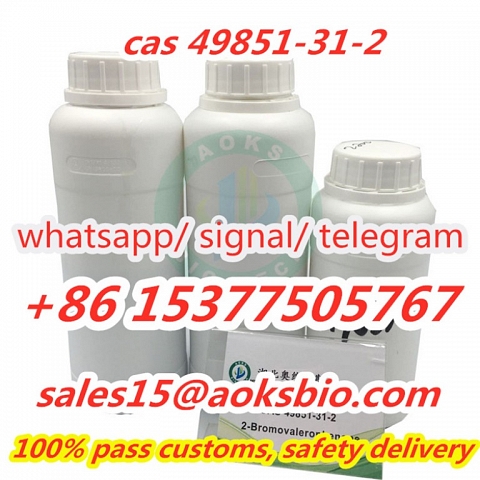 AOKS Factory Supply CAS 49851-31-2 / 2-BROMO-1-PHENYL-PENTAN-1-ONE with bulk stock