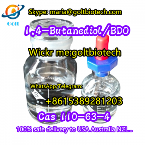 1,4 bdo 1,4 Butanediol for sale customized packing safe to Australia Wickr:goltbiotech