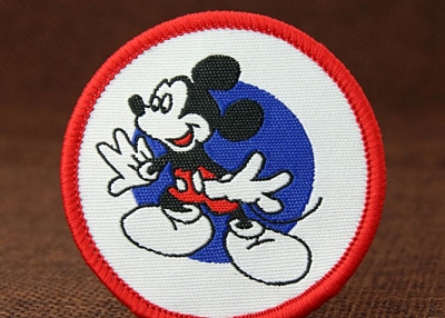 Mickey Mouse Custom Printed Patches