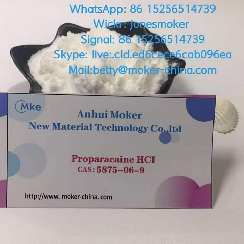 High quality proparacaine hcl cas 5875-06-9 with large stock and low price