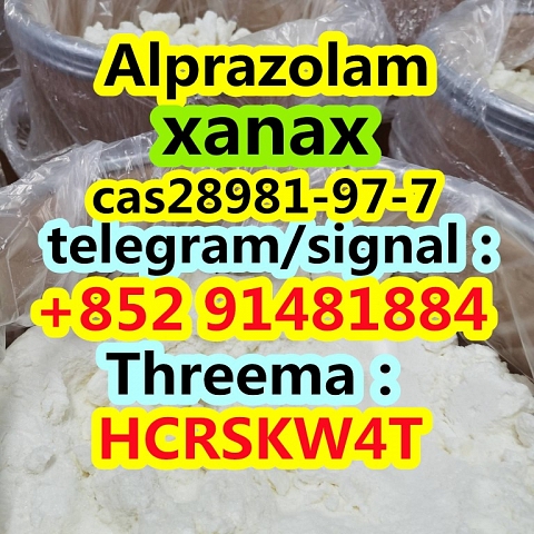 Alprazolam，xanax cas 28981-97-7