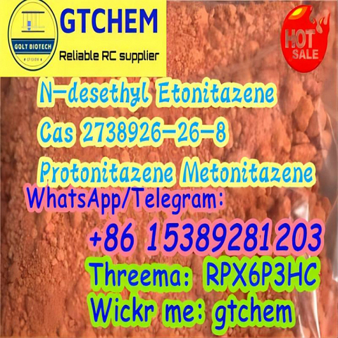 N-desethyl Etonitazene Cas 2738926-26-8 powder Buy Protonitazene Metonitazene China supplier Wickr m