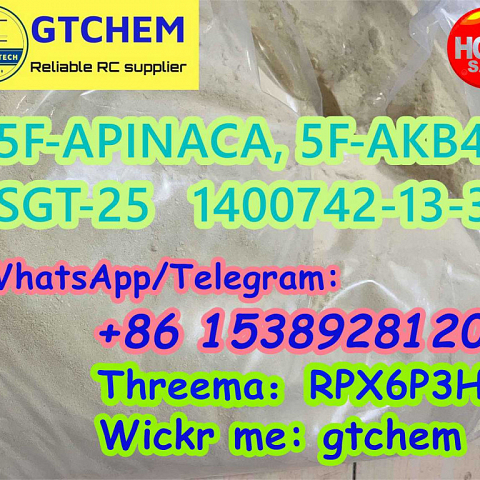 5F-APINACA ur-144 precursor 5F-AKB48 raw materials CAS:1400742-16-6 cannabinoid for sale Wickr me: g