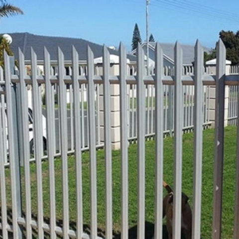 Galvanised Palisade Fencing