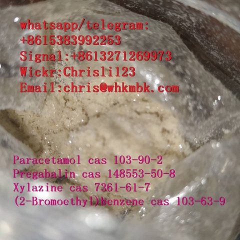 Email: chris@whkmbk Paracetamol cas 103-90-2 Pregabalin Xylazine cas 103-63-9