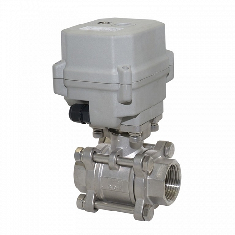 A150-T25-S2-B 3 pcs pieces DN25 SS304 motorized valve normally closed