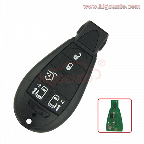 #9 68066859AD Caliber,Journey,Grand Cherokee,Voyager Fobik key remote 5 button 434Mhz for Chrysler E