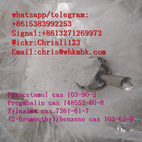 Email: chris@whkmbk Paracetamol cas 103-90-2 Pregabalin Xylazine cas 103-63-9