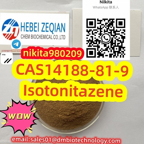 High quality CAS:14188-81-9 Isotonitazen  wickr:nikita980209