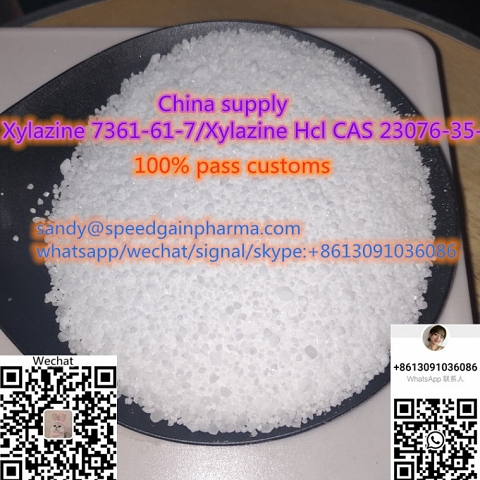 China supply Xylazine  7361-61-7 /Xylazine Hydrochloride  23076-35-9 ,whatsapp:+8613091036086