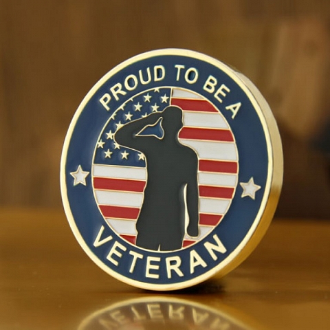 Veterans Day Custom Challenge Coins