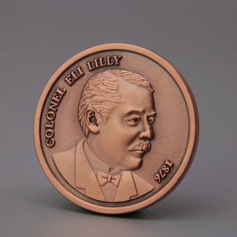 Cheap Coins | Colonel Eli Lilly Personalized Coins