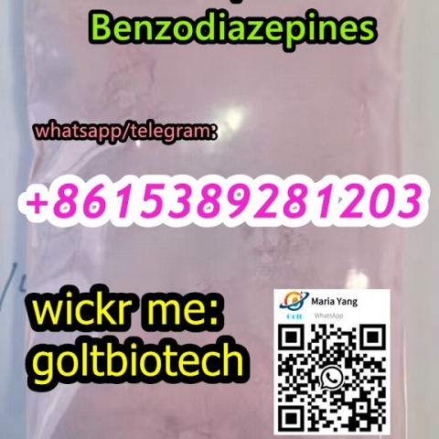 Benzodiazepines strong bromazolam powder China supplier Wickr:goltbiotech 