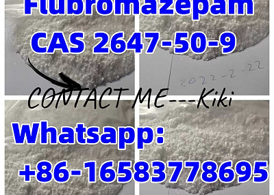 Hot Selling Flubromazepam CAS 2647-50-9  Whatsapp: +86-16583778695