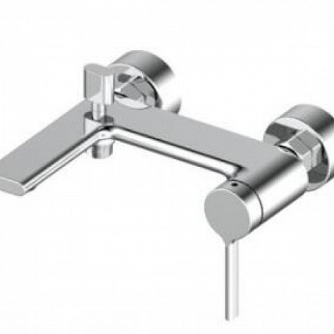 Single Lever Shower Mixer With Minimalist Handle