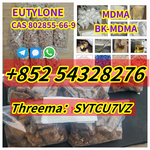 high quality CAS 802855-66-9 EUTYLONE MDMA BK-MDMAWhatsApp:+852 54328276