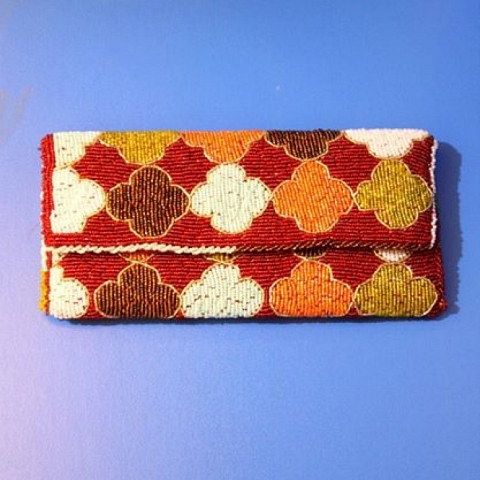 Hand Embroided Bags & Handmade Pearl Clutches & Cell Phone Pouches