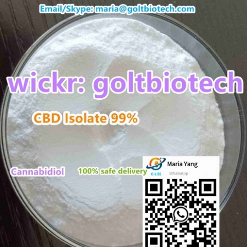 Hemp oil 99% CBD isolate powder CANNABIDIOL oil supplier Wickr:goltbiotech